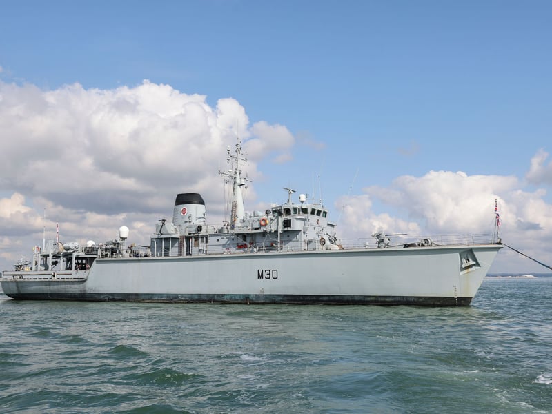 HMS Ledbury is currently in Portsmouth and has primarily been used in training drills to support Ukrainian allies. Minehunters are being trained ahead of a potential return to the Black Sea.