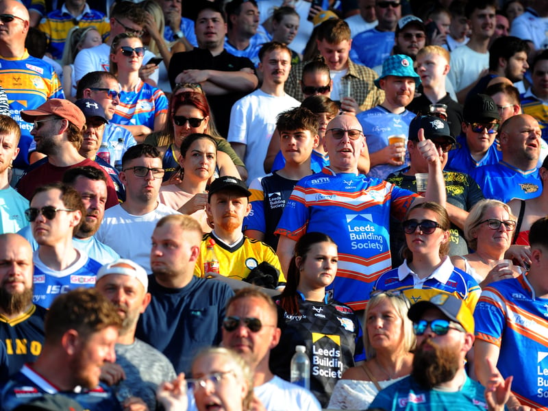 The game was watched by more than 18,000 fans