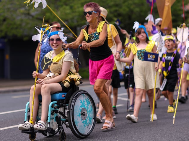 The carnival parade Picture: Chris Moorhouse (270626-18)
