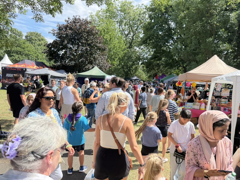Hundreds flocked to Cross Flatts Park on Saturday for the annual Beeston Festival 