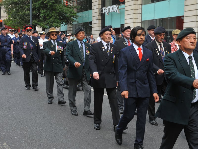 The parade on the Headrow.