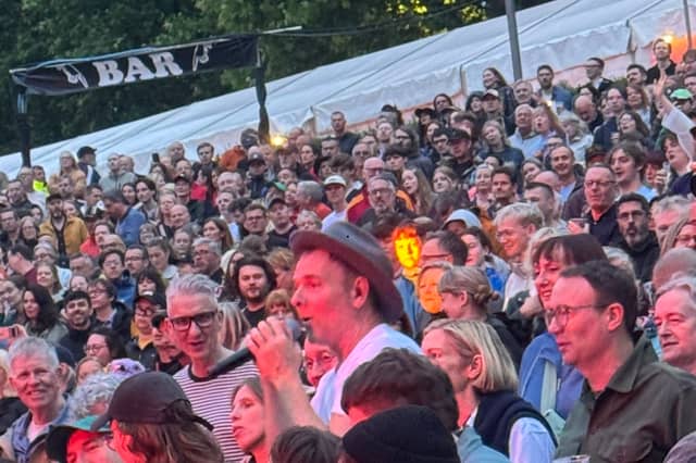 Belle & Sebastian played two consecutive nights at Glasgow's Kelvingrove Bandstand.