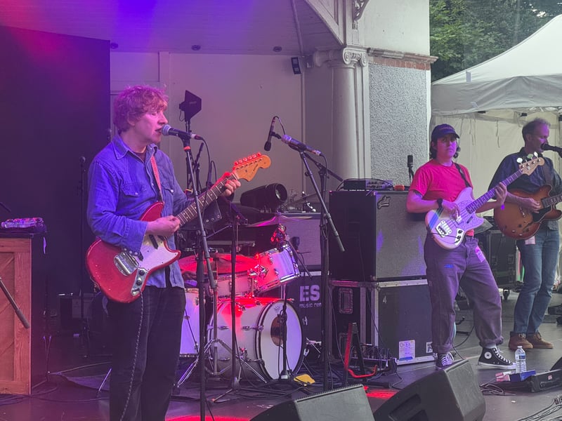 Glasgow indie legends The Pastels supported on the Saturday night.