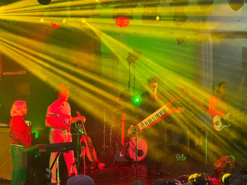 The band played all 10 album tracks in order - starting with The 'State I Am In' and finishing with 'Mary Jo'.