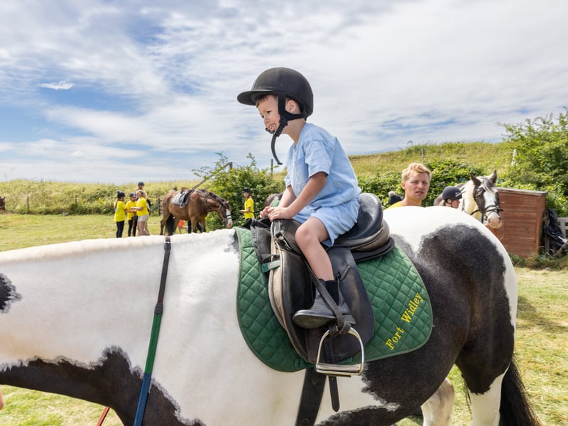 Pictured: Albie Toovey On the horse P
icture:Marcin Jedrysiak