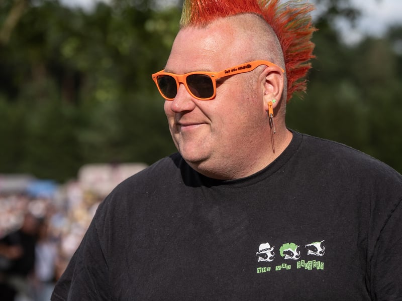 There were also plenty of unique hairstyles at the event