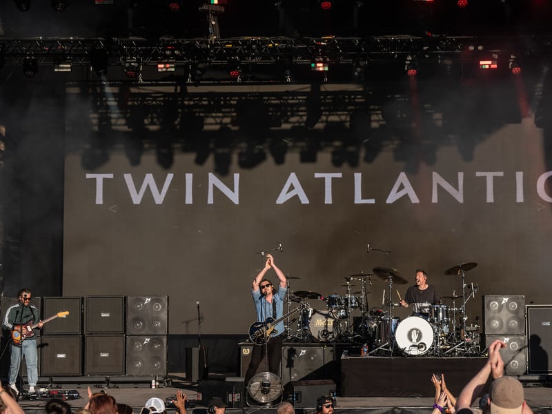 Twin Atlantic brought indie vibes to the event