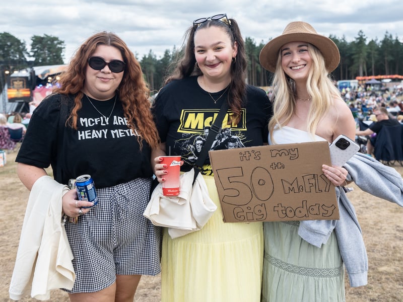 Some fans had racked up multiple shows following McFly