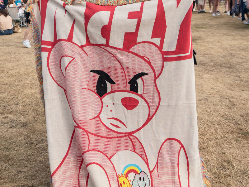 Fans came prepared with special mementos of the band