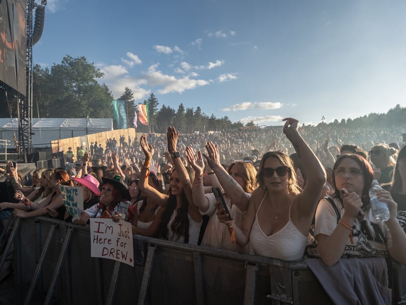 Fans packed out Cannock Chase Forest to see McFly