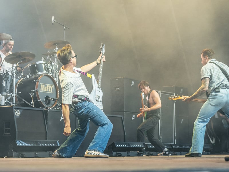 McFly put on a fun, loud and energetic set