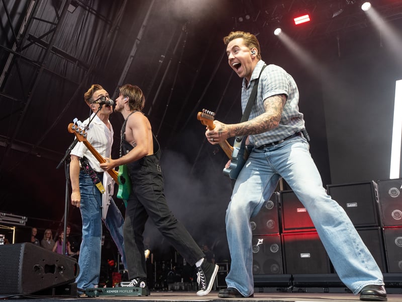 It was like watching a band reliving their youth during the show