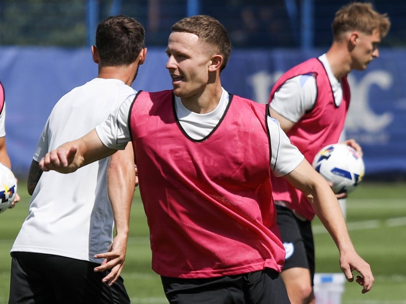 Colby Bishop took part in training amid new links to Sheffield Wednesday.
