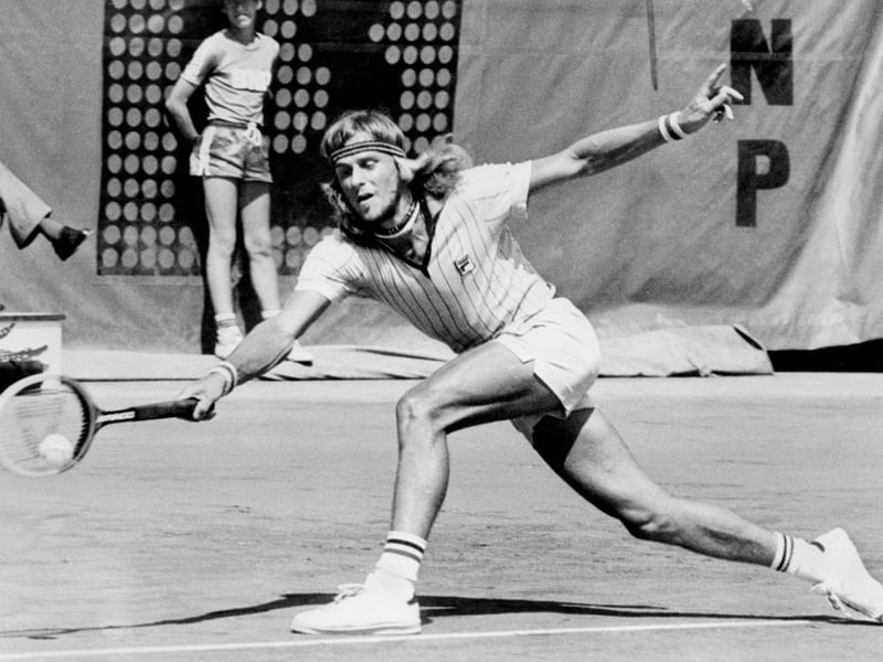 Swedish player Bjorn Borg became the first man in the open era to win 11 Grand Slam titles - a feat he achieved with six French Opens and five consecutive Wimbledons between 1974 and 1981. He came into the game just as prize money was increasing, meaning he was the first player to win over $1 million in a single season. He's estimated to be worth around $80 million. 