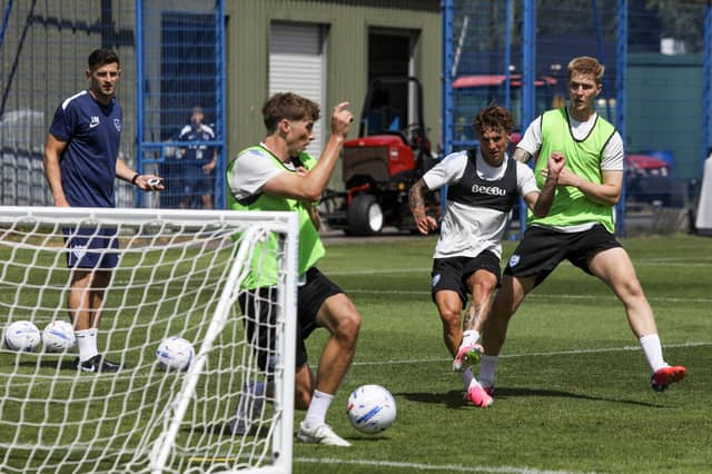 The best snaps of Pompey's return to pre-season training on Monday.