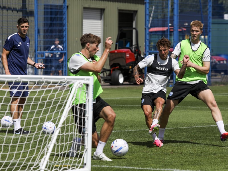 The best snaps of Pompey's return to pre-season training on Monday.