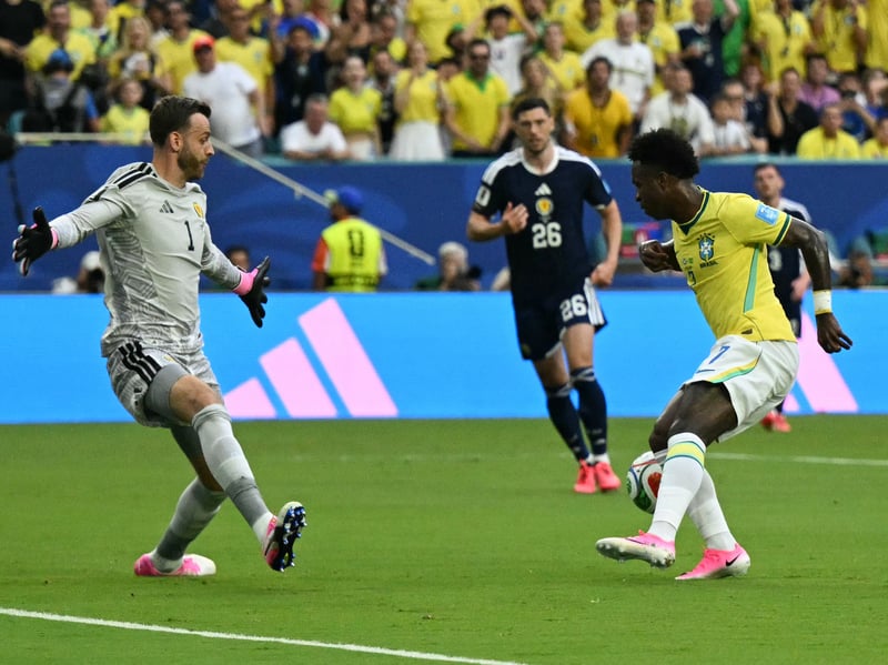 Played every minute after winning the battle with Craig Gordon for the gloves. Only one of Scotland's four goal concessions he was culpable for was Brazil's second, getting caught under a cross. Made some smart saves to keep the score down in match, and also against Morocco. Can be satisfied with his tournament. 7