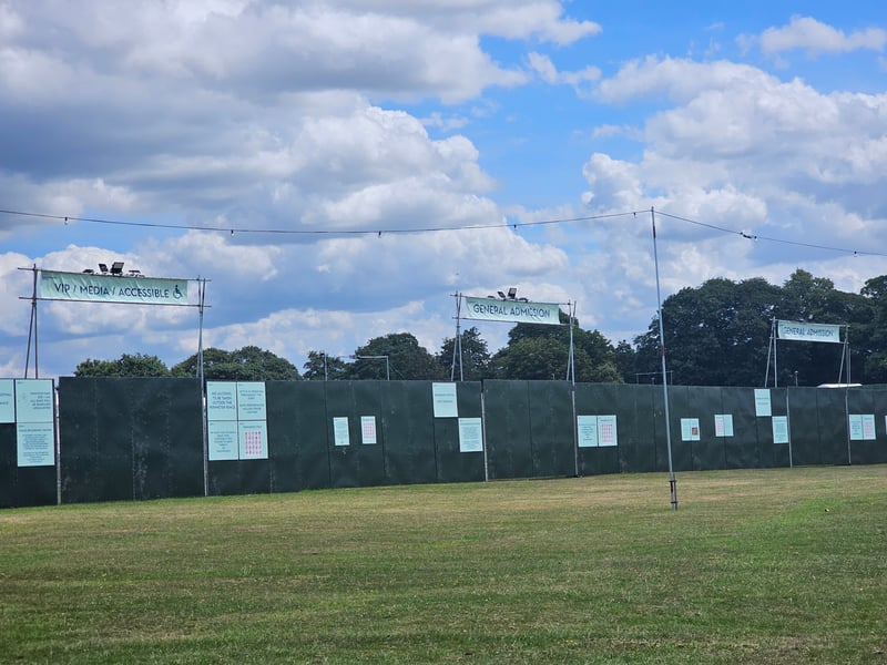 West Entrance - perhaps the busiest as it will be closest to the car parking options.