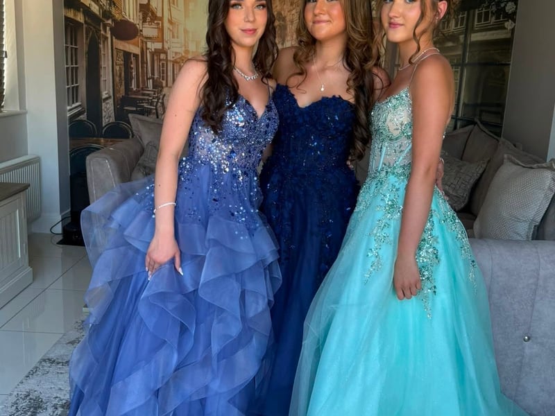 Jennifer Canning shared this photo of three girls in blue. 