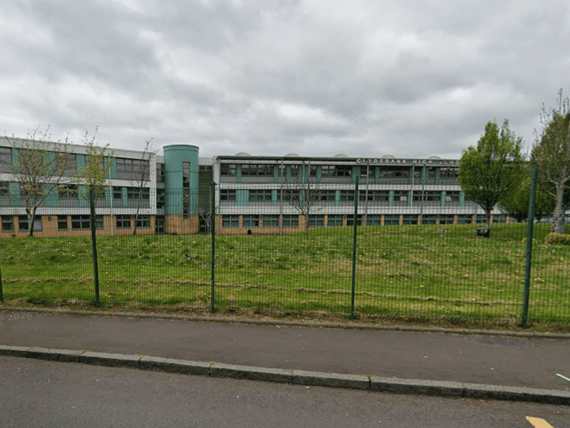 Clydebank High School is the joint best performing secondary in West Dunbartonshire when it comes to exam results, with 34 per cent of pupils gaining at least five Highers. Of the school's 1,166 pupils, 49.7 per cent come from 'deprived' backgrounds.