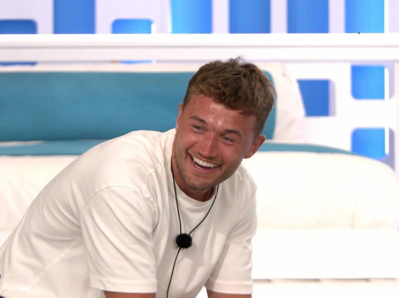 23- year-old Finley Maddock is the 3/1 second favourite to top the male love league. Maddock is a builder from Bridgend.