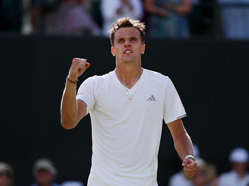 Czech player Jakub Mensik is a star of the future but has yet to progress further than the semis in a grand slam competition. He's priced at 33/1 to go all the way at Wimbledon.