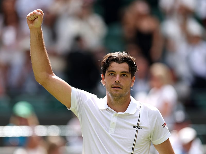 America Taylor Fritz is now the 17/2 third favourite to win at SW19. He's yet to win a grand slam title and hasn't been beyond the semis at Wimbledon.