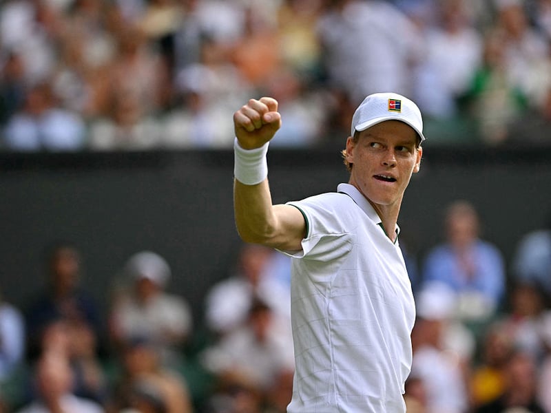 We're starting with the players most likely to win the men's singles title. Number one seed and world number one Jannik Sinner is the red hot 4/6 favourite to defend his Wimbledon title and add a fifth major title to his CV in the absence of great rival Carlos Alcaraz.