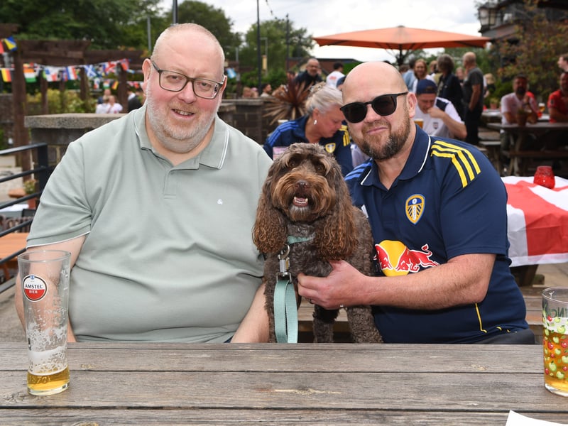 There were some furry companions - the Beck and Call also welcomed families in their dedicated area for the 5pm kick off