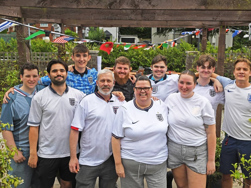 The Beck and Call's manager Nikki Grover, centre, and her team prepare for the big game