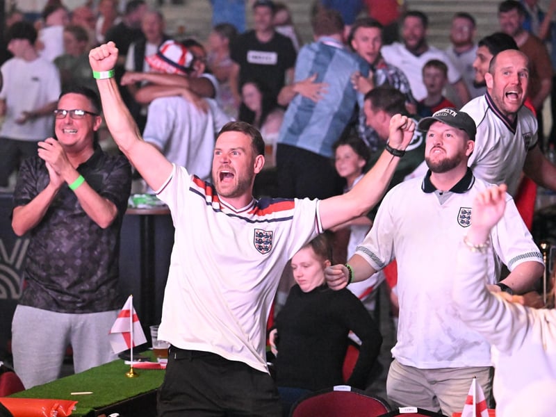 17 images as Blackpool football fans gather for England v DR Congo at ...