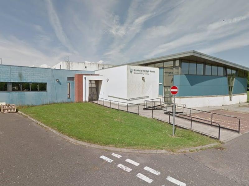 At St John's RC High School 29 per cent of pupils leave with a minimum of five Highers. 51.8 per cent of the school's 1,285 come from 'deprived' backgrounds.