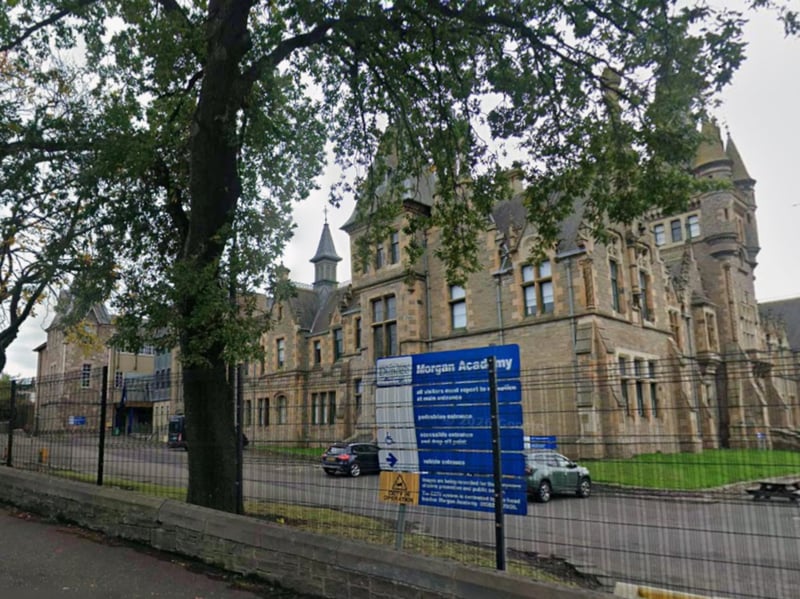 Morgan Academy has a 35 per cent success rate when it comes to pupils achieving at least five Highers. The school has a roll of 997 pupils, 50.5 per cent of whom come from 'deprived' families.