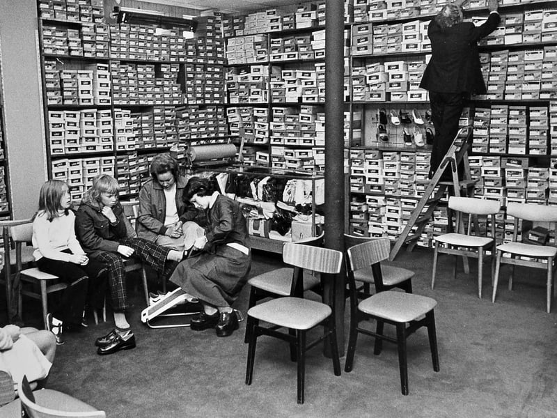 A familiar name on the high street for generations - Woodfins opened its new Bell Street, Wellington, shop in 1975. The move brought together the company’s Hadley and Wellington stores in one larger premises. Do you have memories of buying shoes there?