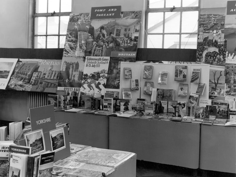 Holiday books on display at Burley Library in 1970.