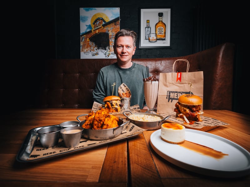 Herd is a new burger bar in Sheepfolds Stables, which is available in the Back of the Pit bar.