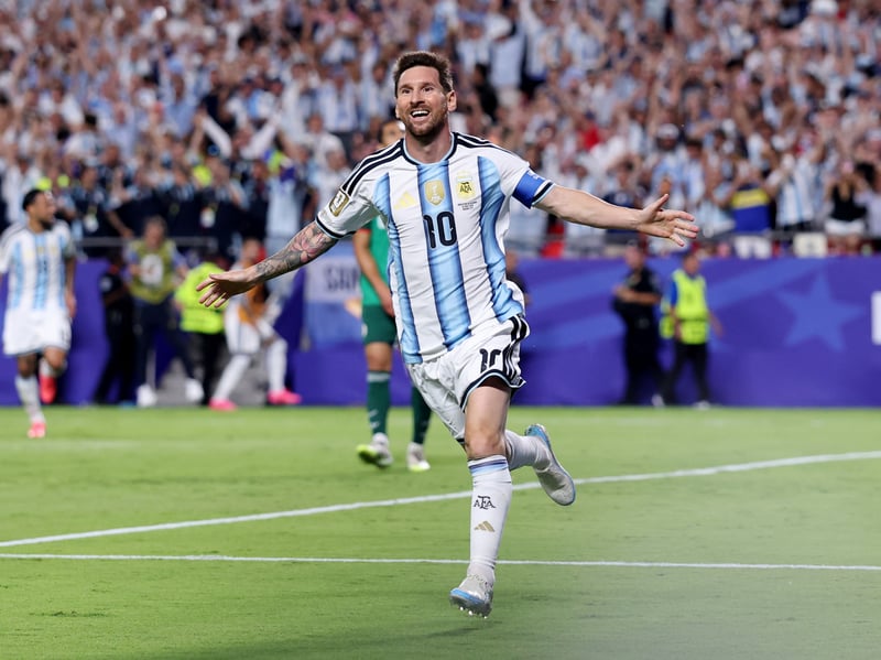 Arguably the greatest footballer to ever live, the Argentinian wizard is showing no signs of slowing down at the age of 38, and has already scored eight goals at the World Cup. He's the favourite to win the Golden Boot, and is priced at 4/6 for the award.