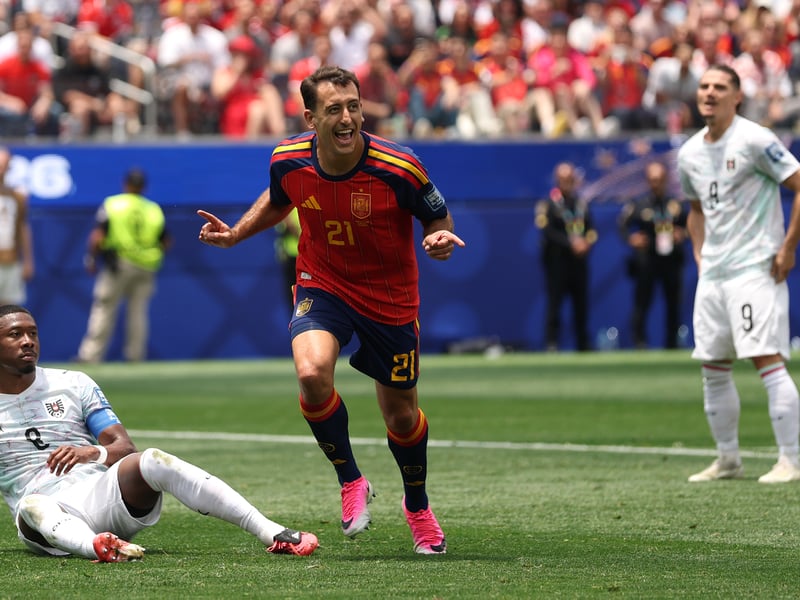 The Spain striker is on four goals and one assist at the tournament. Priced at 125/1 for the Golden Boot, he's a outsider to win the award at the tournament in North America, but could still lay a claim to the award after his side's qualification to the semi-finals.