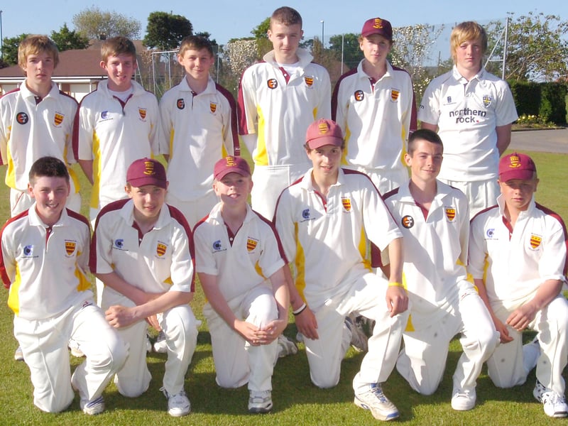Jordan is pictured on the right in the back row when he played for Washington Raiders U15's cricket team in 2009.