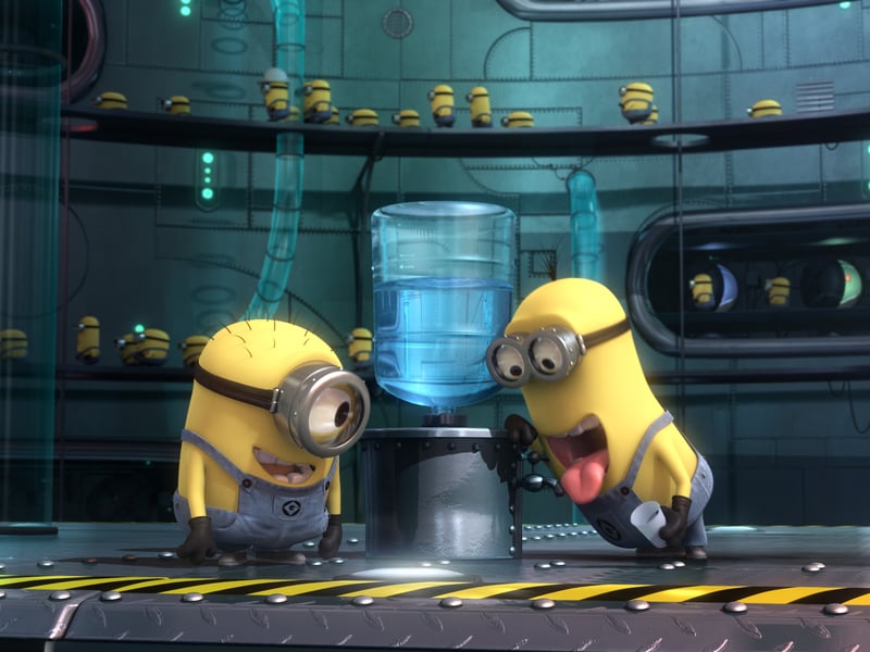 Second place, with an 80 per cent rating on the Tomatometer, goes to the original 'Despicable Me'.  It sees upervillain Gru hatches a plan to steal the moon with his army of hilarious Minions.