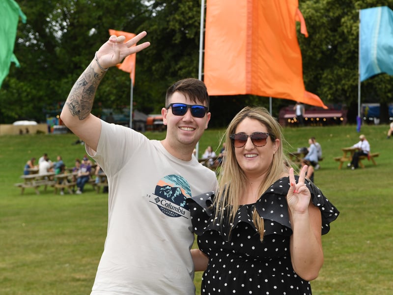 It was smiles all round on the first day of Roundhay Festival in Leeds