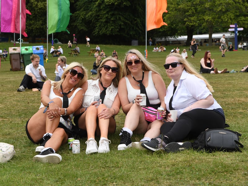 Festivalgoers were enjoying the sun on Friday afternoon at Day 1 of Roundhay Festival