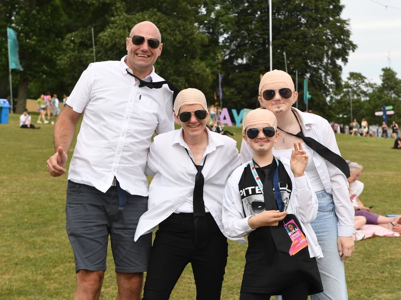 The excitement for Pitbull was high on Day 1 of Roundhay Festival. With plenty of music fans in costume!