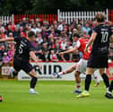 Ryan Edmondson fires St Patrick's Athletic into the lead at Richmond Park.