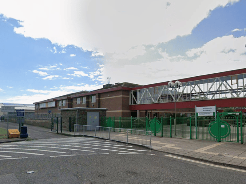 At Montrose Academy 28 per cent of pupils manage to bag at least five Highers. Just 0.7 per cent of the school's 878 pupils come from 'deprived' families.