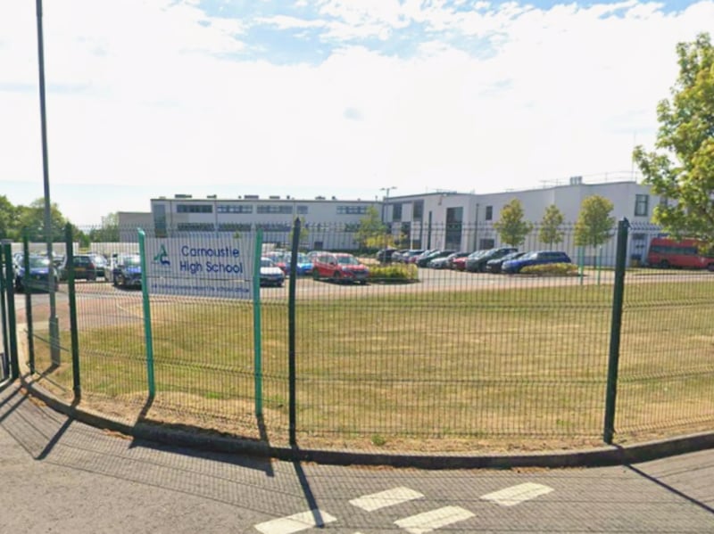 26 per cent of pupils at Carnoustie High School leave with a minimum of five Highers. The secondary has 827 pupils, 0.7 per cent of whom are classed as 'deprived'.