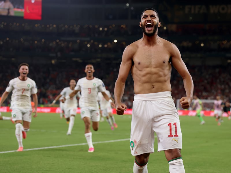 The attacking midfielder has brushed off competition from several of Morocco's big name players to become his side's best performer at the tournament. Saibari is on three goals already, and will be relied upon to provide the goods in their last-16 clash with Canada, where they'll be favourites to win.