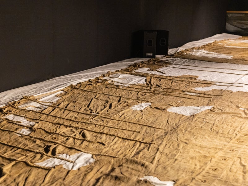 Pictured:  HMS Victory's Trafalgar Sail to go back on display
Picture:Marcin Jedrysiak