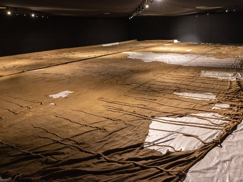 Pictured:  HMS Victory's Trafalgar Sail to go back on display
Picture:Marcin Jedrysiak