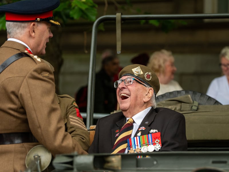 The parade and ceremony to mark the  20th Anniversary of the Duke of Lancaster’s Regiment  and the Cenotaph War Memorial turning 100